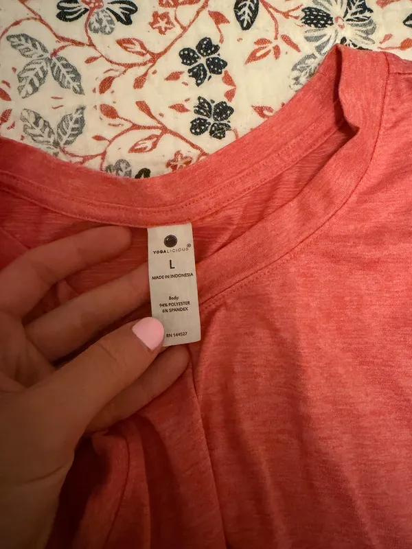 Yogalicious Tank Top Coral Pink - Image 3