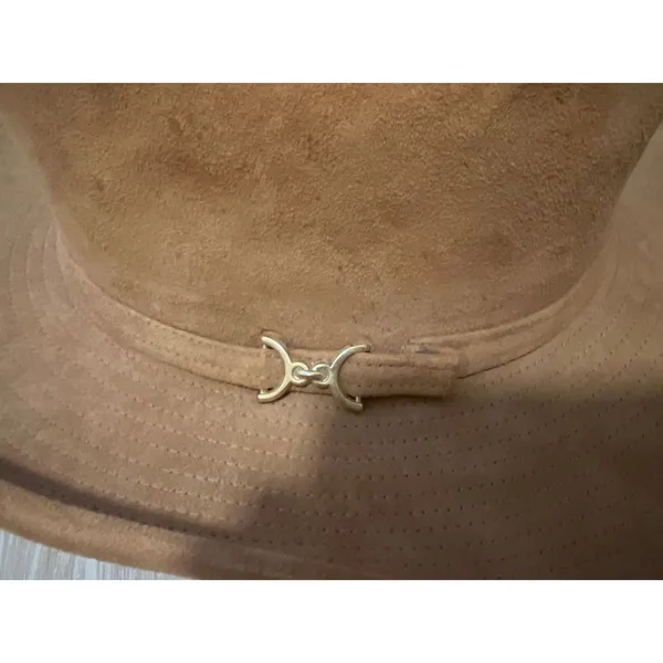 Georgetown Vintage Suede Cowboy Hat Tan Brown Cattleman Tejana Size 6 7/8 Small - Image 7
