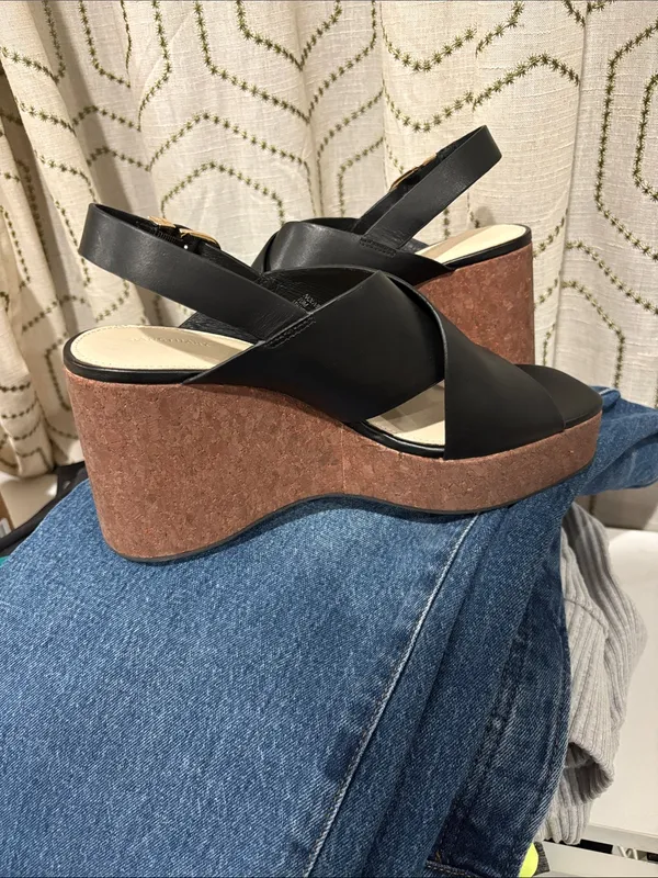 Sanctuary Nouveau Platform Wedge Sandal Size 10 - Image 7