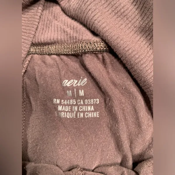 Aerie Brown jogger sweatpants medium - Image 3