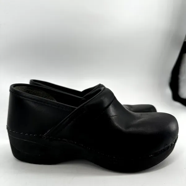 Dansko Professional Leather Clogs Arch Rocker Anti-Fatigue Slip On Black 6 - Image 3