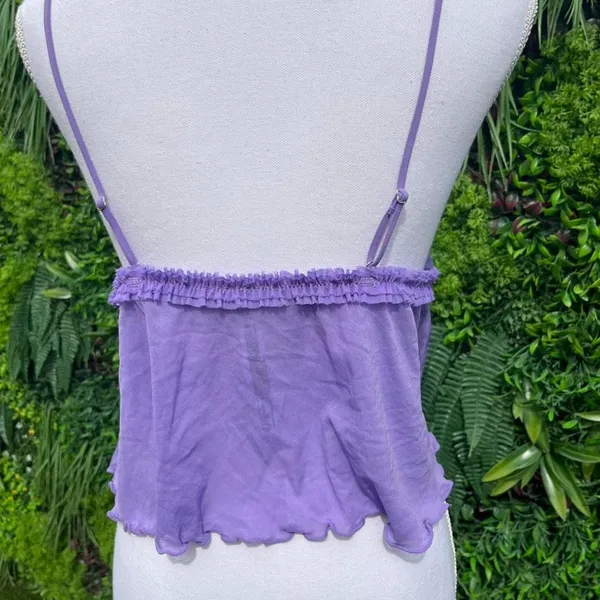 Out From Under Urban Outfitters Size Large Cami Ruffle Top Lingerie NWOT - Image 6