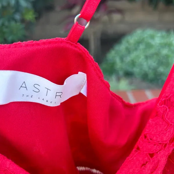 NWT ASTR the Label Lacey Red Dress - Image 3