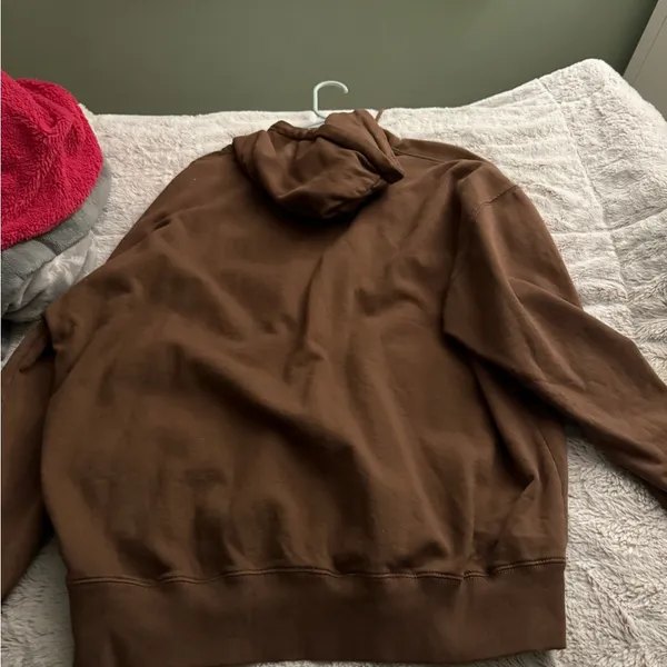Brandy Melville brown zipup- one size - Image 2