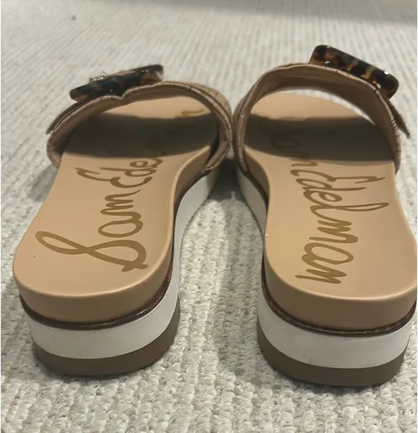 Sam Edelman Slides Cork with Tortoise Shell Buckle 9.  - Image 2