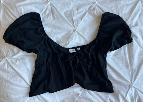 aritzia sunday best kaia top black - Image 2