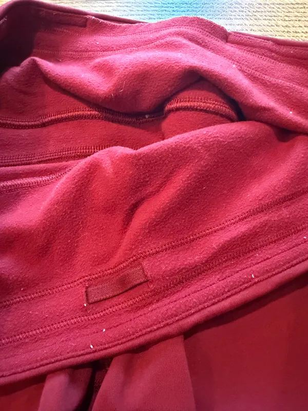 Lululemon Keep The Fleece Tight 28” Dark Sport Red - Image 5