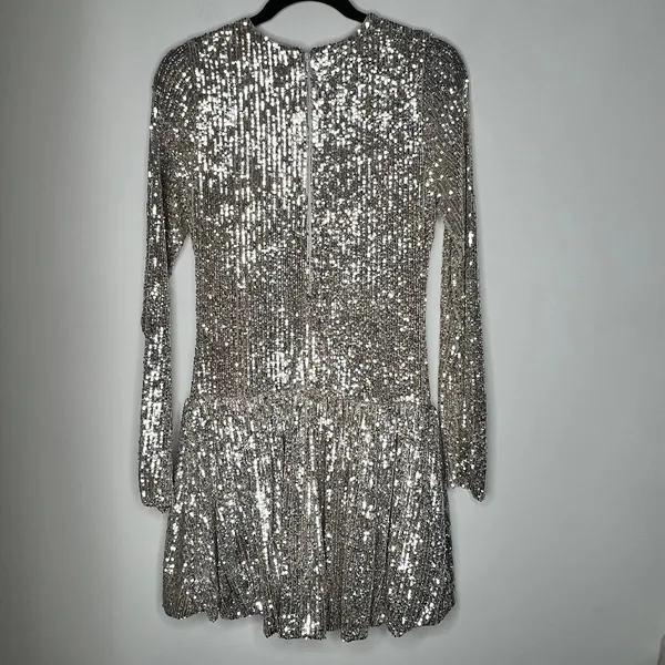 Show Me Your Mumu Zelda Sequin Mini Dress Size Large - Image 4