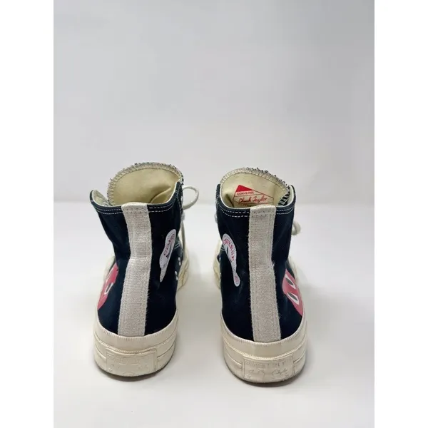 Comme Des Garcons PLAY x Converse Unisex Chuck Taylor Sneaker Men 5.5 Women 7.5 - Image 8