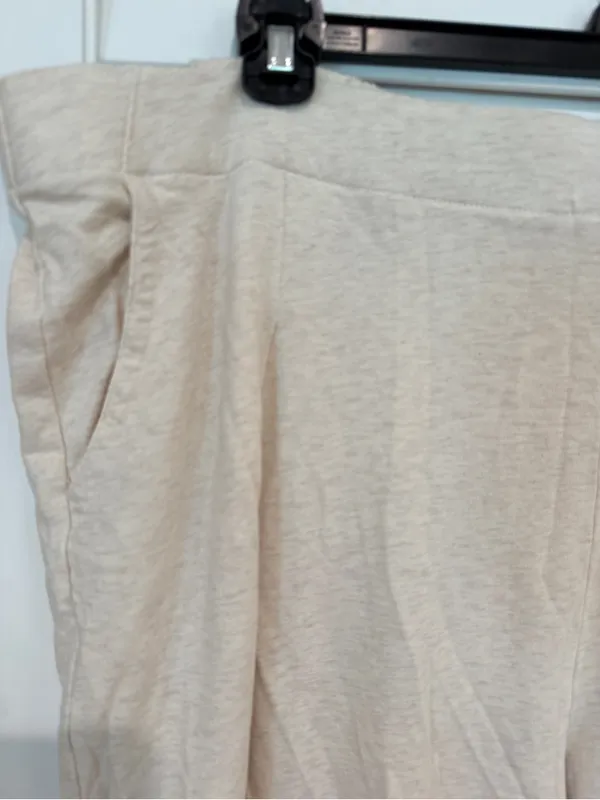 Aerie Wide Leg Lounge Pants Sz XXL Pull On Straight Cream Relaxed - Image 3
