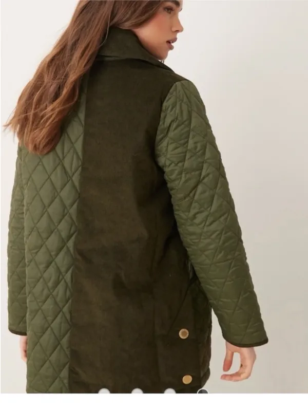Barbour Reeth Quilted Coat UK14/US10 - Image 5