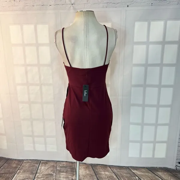 Lulu’s NWT Forever Your Girl Plum Purple Bodycon Dress Size medium - Image 7