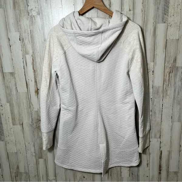 North Face Recover Up Quilted Coat Off‎ White Cream Womens Medium - Image 6