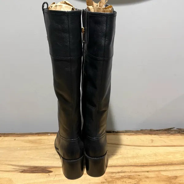 NEW Naturalizer 27‎ Edit Ennis Black Leather Knee-High Boots Size 8.5 - Image 9