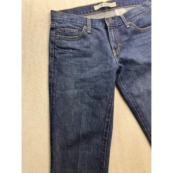 Gap Straight Boy Cut Jeans Womens 6 Long Blue Dark Wash Denim‎ 372071 - Image 9