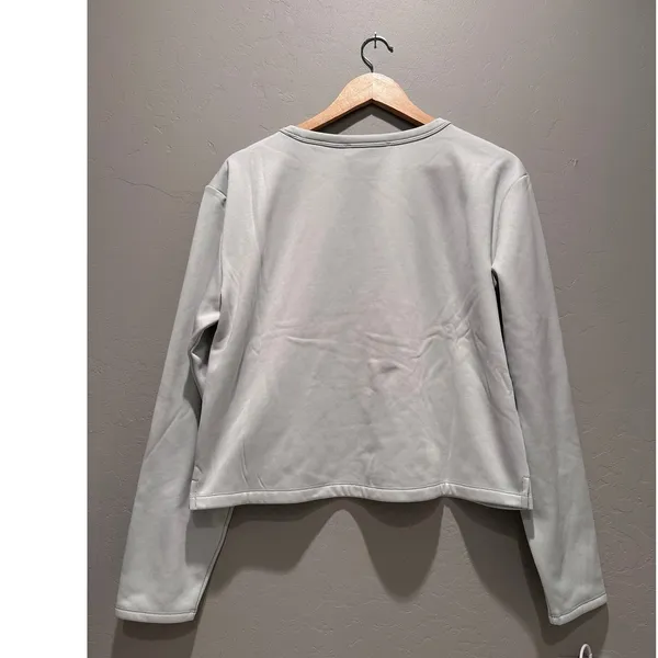 Stoic Double Knit Mock Sweatshirt Cropped Size Large Athleisure Outdoors‎ Active - Image 3