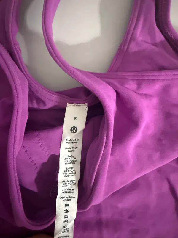 Purple Lululemon Align Tank  - Image 3