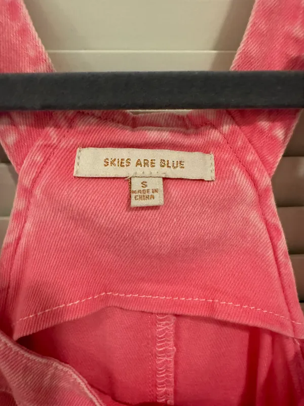 Skies Are Blue Pink Jumpsuit - Image 2