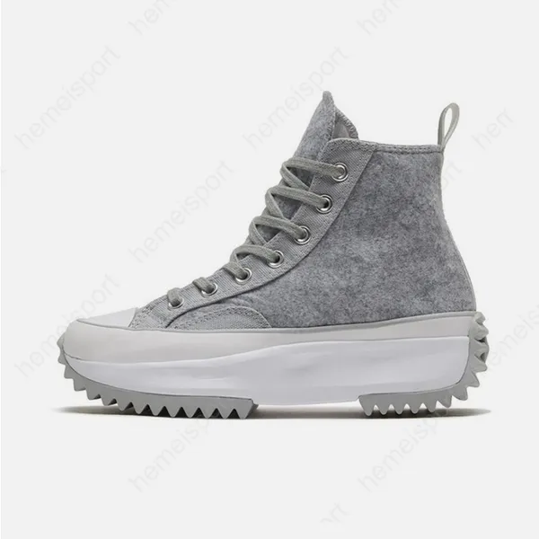 Converse Run Star Hike High Black Ice Ash Stone Style No 169438C Size 6.5 - Image 3