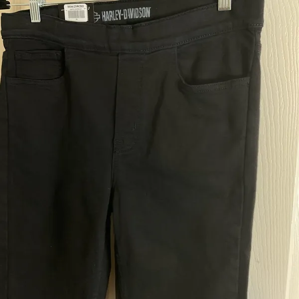 Harley-Davidson Woman’s High-Rise Skinny Pull-On Jeans Size 29 - Image 7
