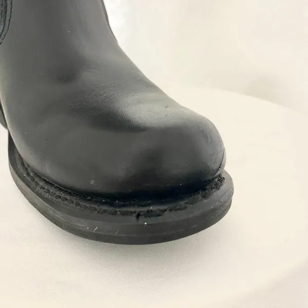 Harley-Davidson Piper double harness buckle moto riding boots Black Leather 6.5 - Image 8