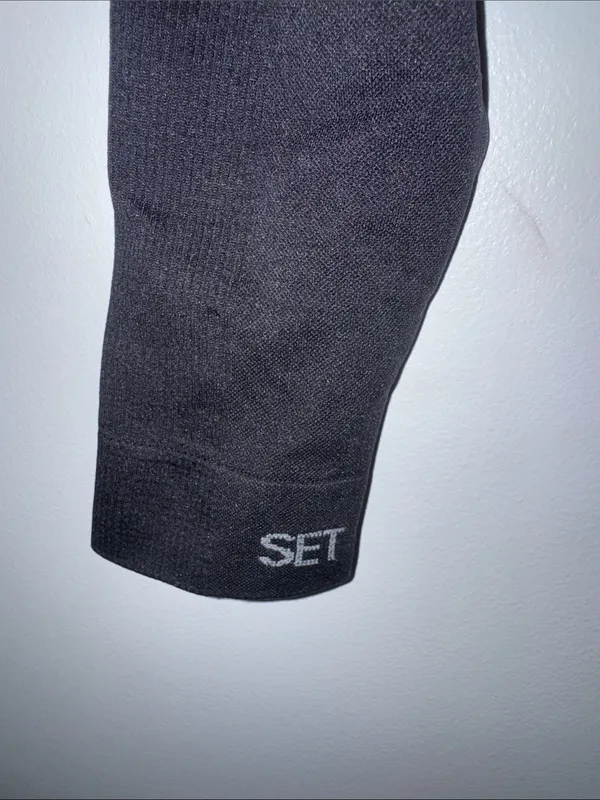 SET Active High Waisted Sportbody Black Athletic Leggings - Image 2