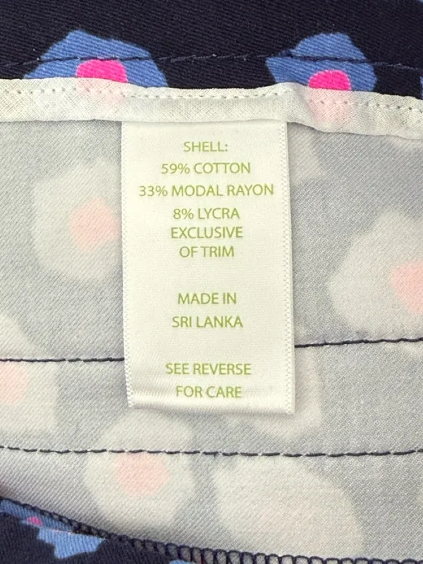 Lilly Pulitzer Rare Amuse Bouche Print Luxury Capri Pants Style 49057 Size 8 - Image 11