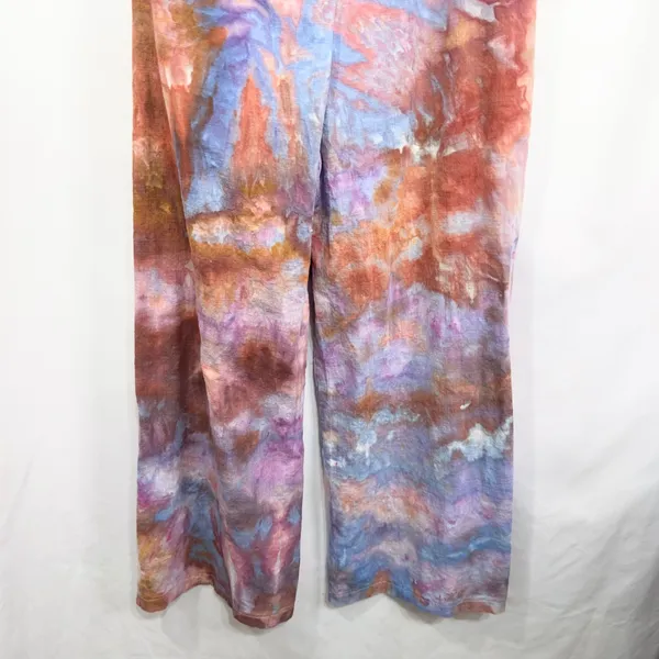 Princess Polly Size 0 Jumpsuit Handmade Tie‎ Dye One Shoulder Wide Leg 988 - Image 9