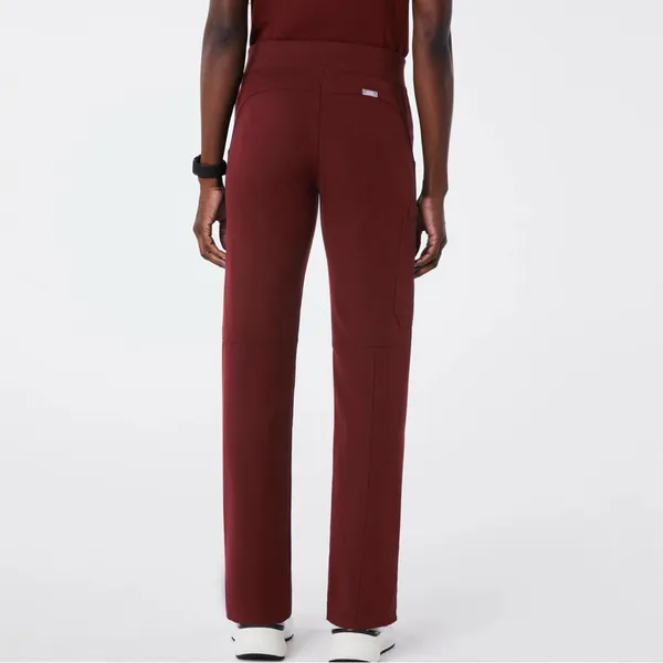 FIGS Burgundy Casma Three-Pocket Top & Kade Cargo Scrub Pants Set Size XL/XXL‎ - Image 9