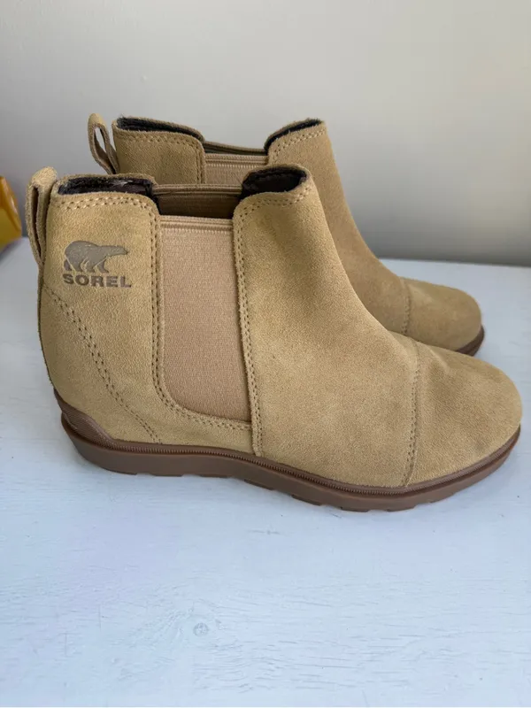 Sorel Evie II chelsea boot tan Sz 7 EUC - Image 10