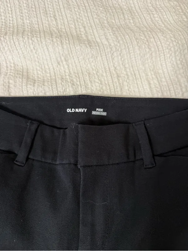 Old Navy Black Men's Dress Pants - Straight Leg - Image 2