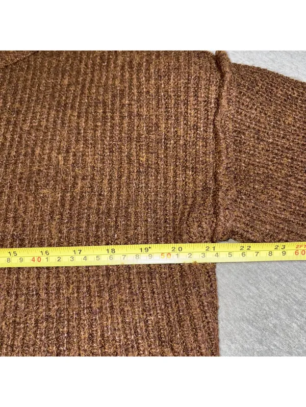 American Eagle 90s Ribbed Knit Sweater Woman’s Size Small Oversized Vtg - Image 7