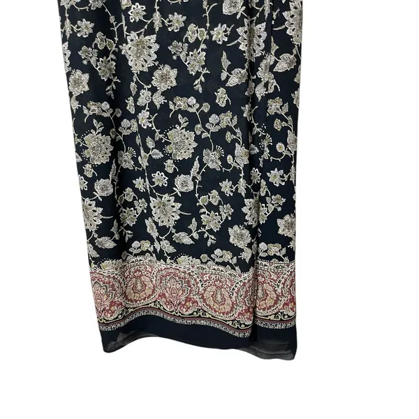Vintage Hunt Club Floral‎ Print Wrap Maxi Skirt Size 12 - Image 3