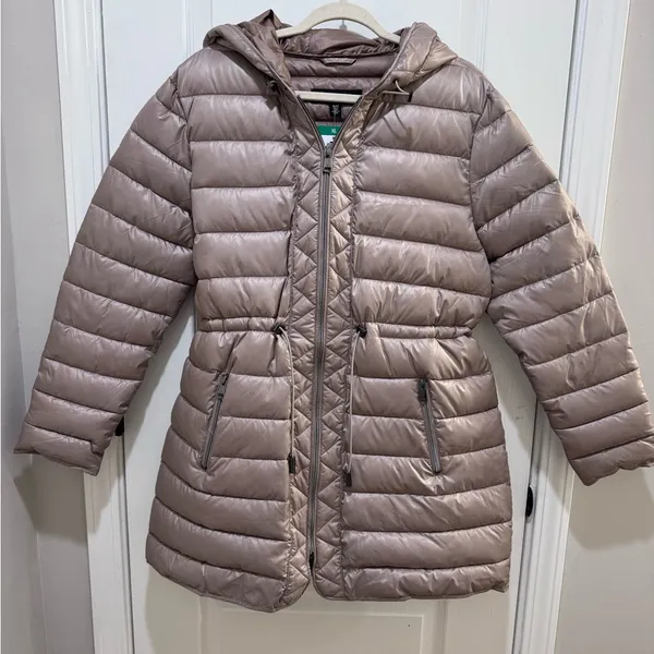 Kenneth Cole Hooded Puffer Coat- size XL - Image 4