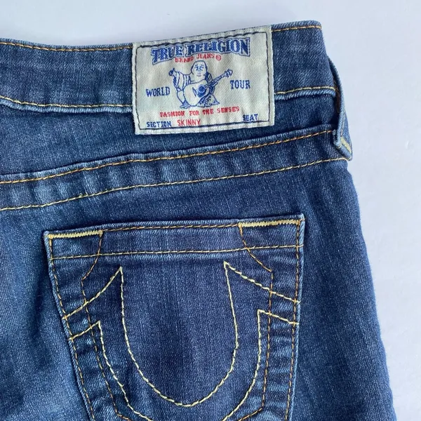 True Religion Jeans Women’s Sz 25 Skinny Mid-rise - Image 11