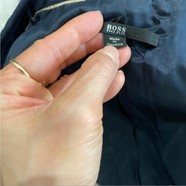 BOSS-Hugo Boss fundamental Wool navy suit blazer - Image 10