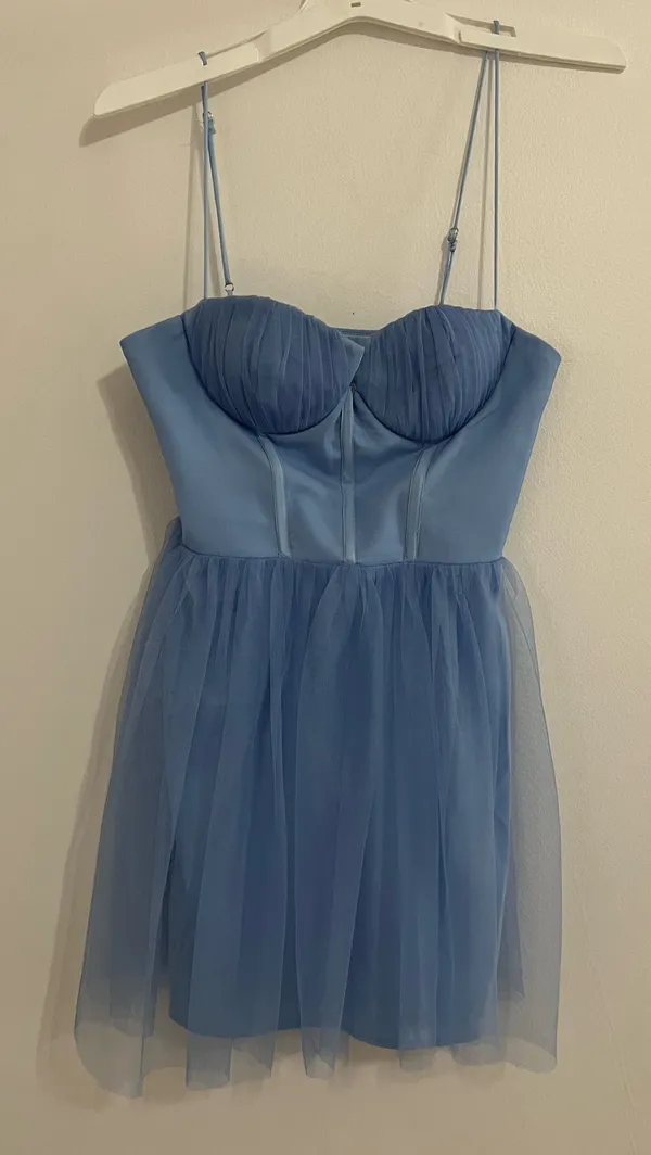 Selfie Leslie Blue Mini Dress - Image 2