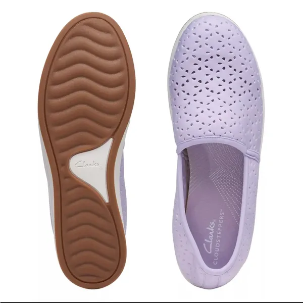 Clarks Lilac Cloudsteppers Breeze Emily Slip-On Size 6‎ - Image 2