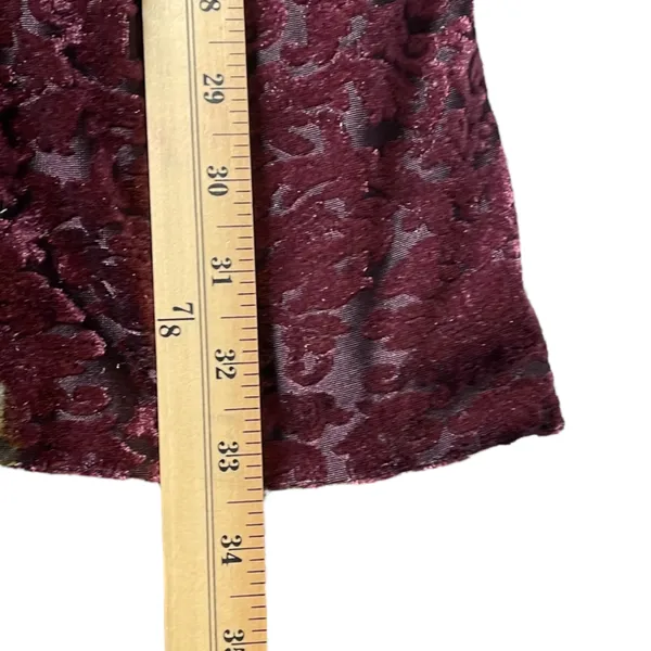GUILLAUME Purple/Beige Floral Print Velvet Burnout Blazer Jacket - Size 1X - Image 16