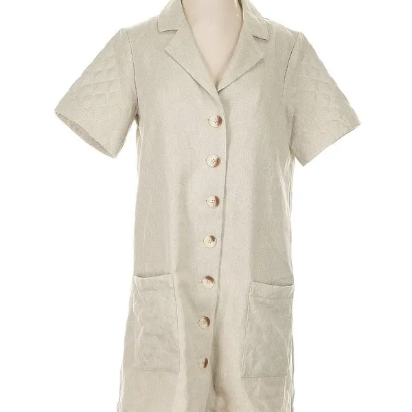 TUCKERNUCK summer sands quilted mini dress sz S - Image 3