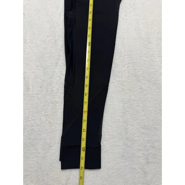 Lululemon Women's Tight Stuff Tight Black High Rise Running Leggings Size 8 - Image 10