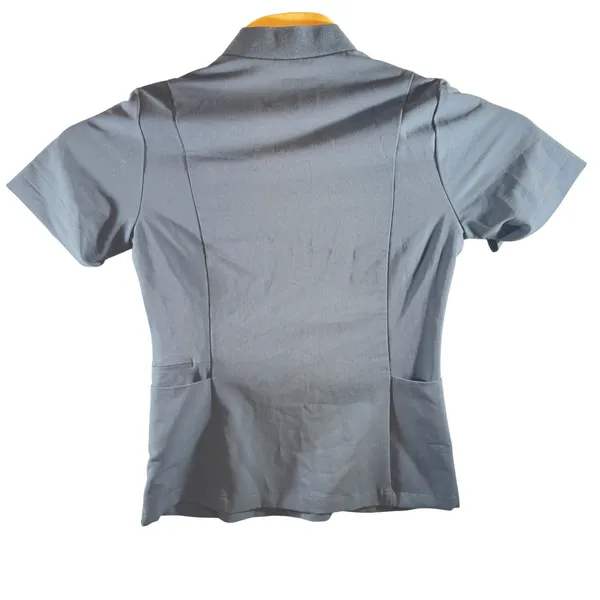 498 |‎ FIGS Technical Collection Blue Scub Top XS Medical Healthcare Uniform - Image 2