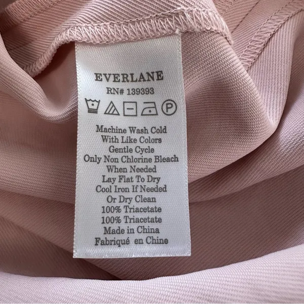Everlane Women’s Light Pink Tie Waist Sleeveless Mini Dress Size 00 - Image 5