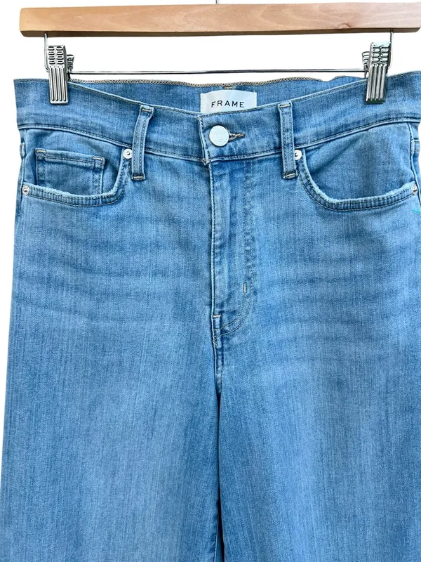 Frame Denim High Rise Palazzo Stretch Jeans Women’s Size 27 - Image 6