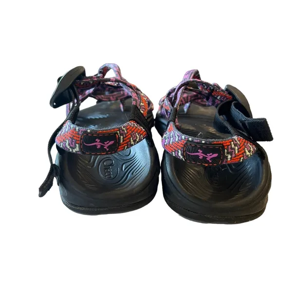 Chacos Z/2 1215 EcoTread Strappy Outdoors Sporty Purple Black Orange Sandals Sz 7 - Image 7