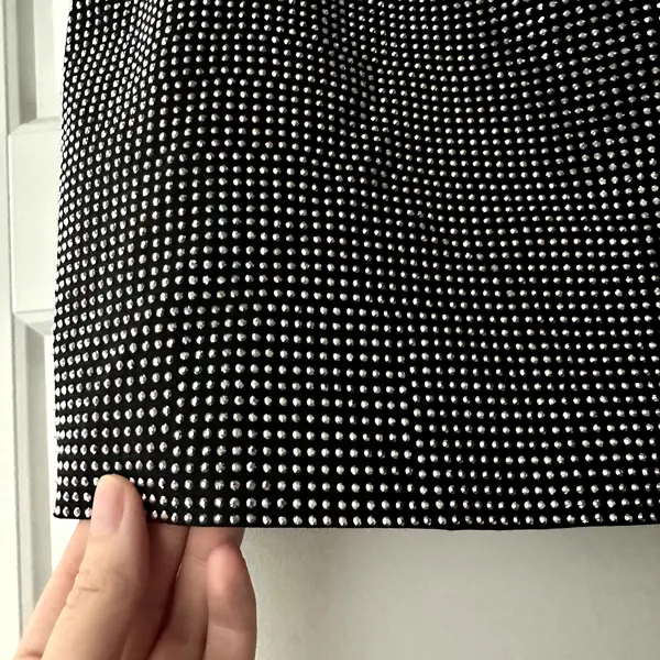 Windsor Rhinestone Mini Skirt Sz L - Image 2