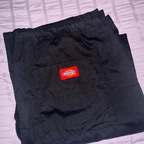 Dickies Medical Unisex Scrub Pants – Size M Short – Black - Image 4