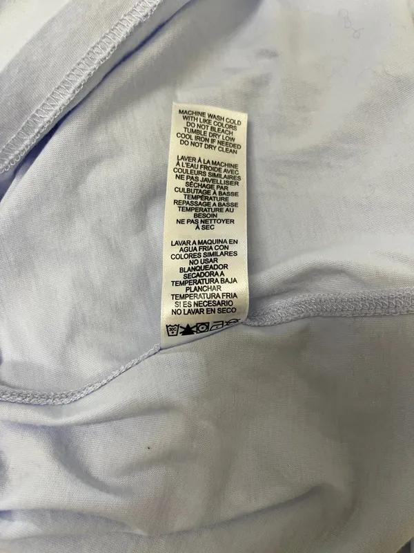 Frame Denim Light Blue boxy crop tee size XS - Image 6