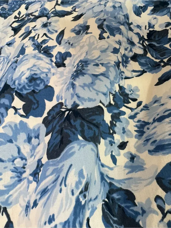 Abercrombie & Fitch Emerson Blue Floral Midi Dress Size XS - Image 11