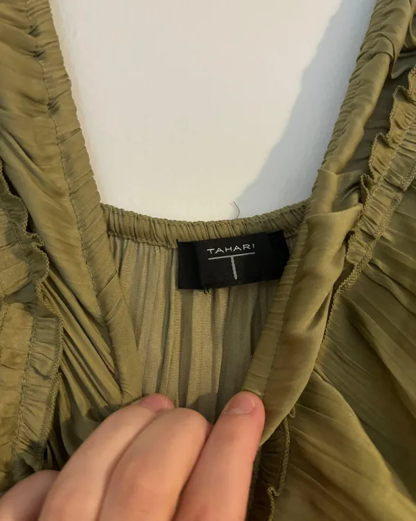 Tahari Green Maxi Dress - Image 2